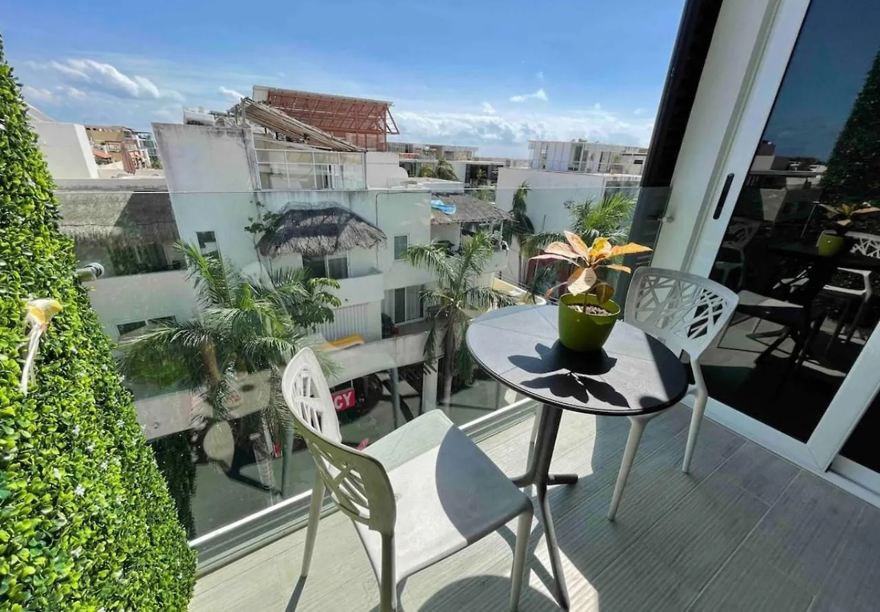 Best Penthouse On 5Av! Private Pool! Rooftop With Ocean View Playa del Carmen Lägenhet