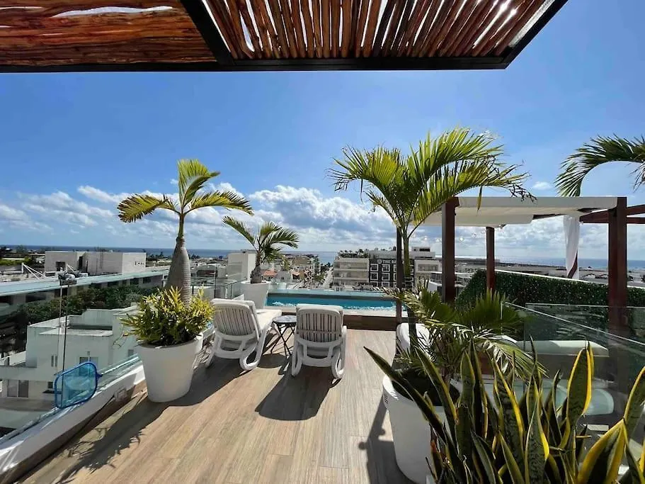Best Penthouse On 5Av! Private Pool! Rooftop With Ocean View Playa del Carmen