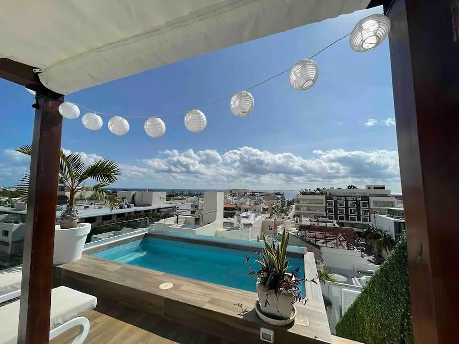 Best Penthouse On 5Av! Private Pool! Rooftop With Ocean View Playa del Carmen
