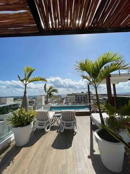 Apartment Best Penthouse On 5Av! Private Pool! Rooftop With Ocean View Playa del Carmen
